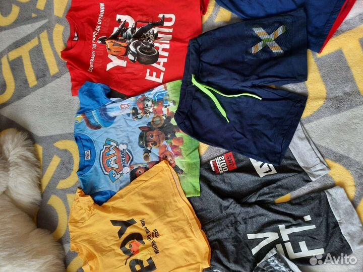 Вещи пакетом на мальчика 122 128