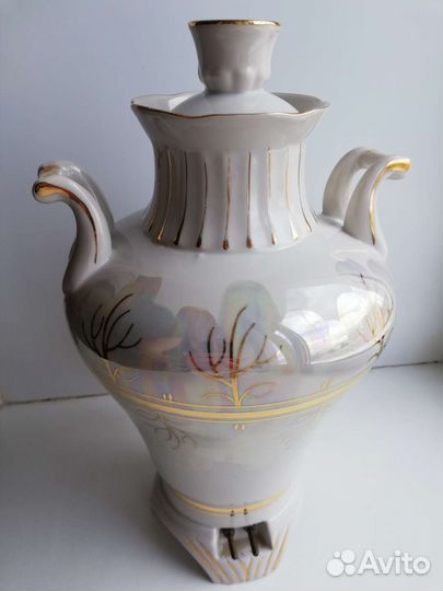 Самовар электрический фарфоровый