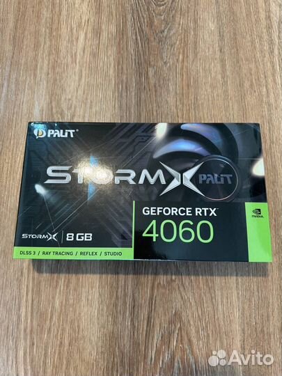 Видеокарта Palit RTX 4060 stormx 8GB