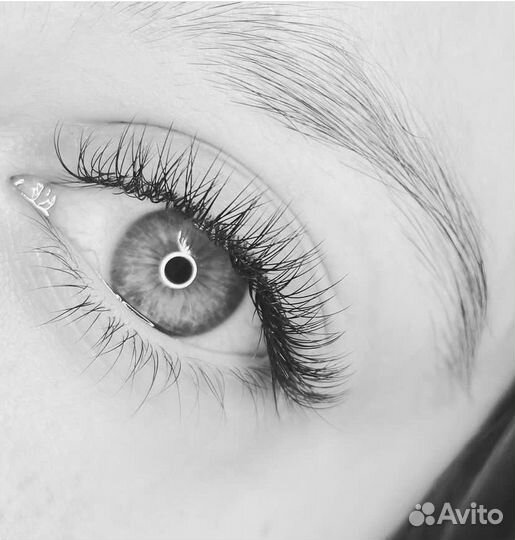 Наращивание, Ламинирование ресниц