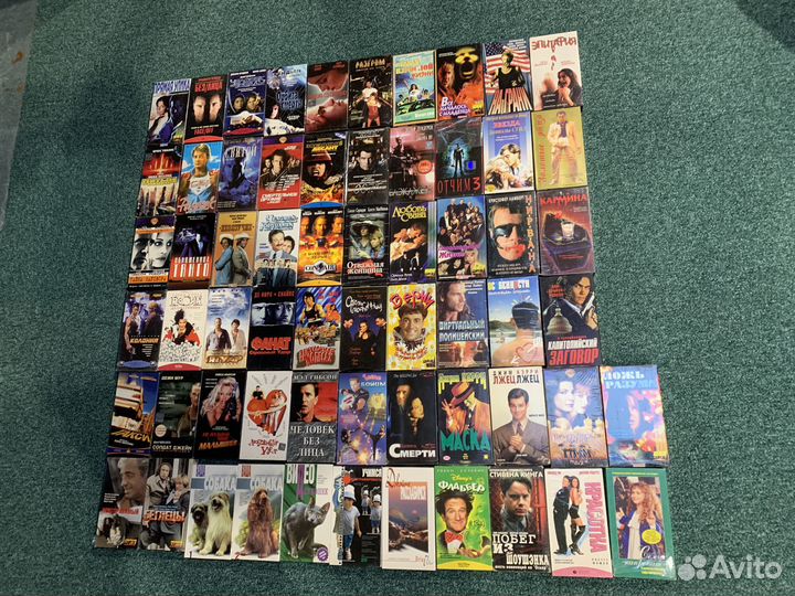 Видео кассеты VHS, лот 8, 62 шт., блокбастеры