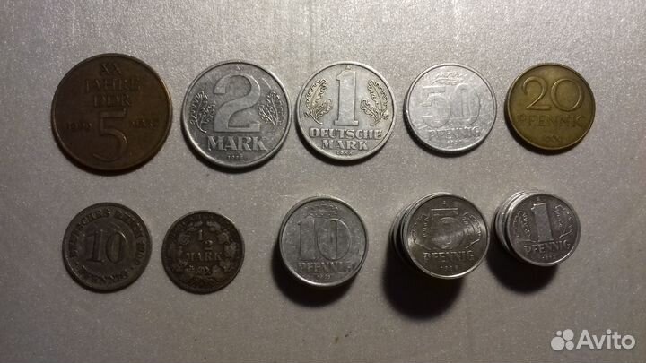 Монеты разные