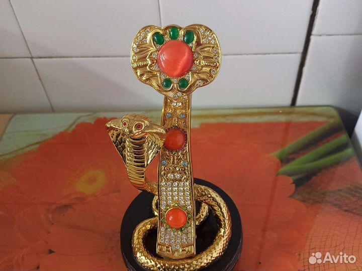 Статуэтка бронза кобра Индия