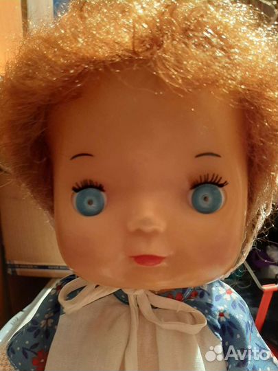 Кукла СССР Анюта фабрики Кругозор 42 см