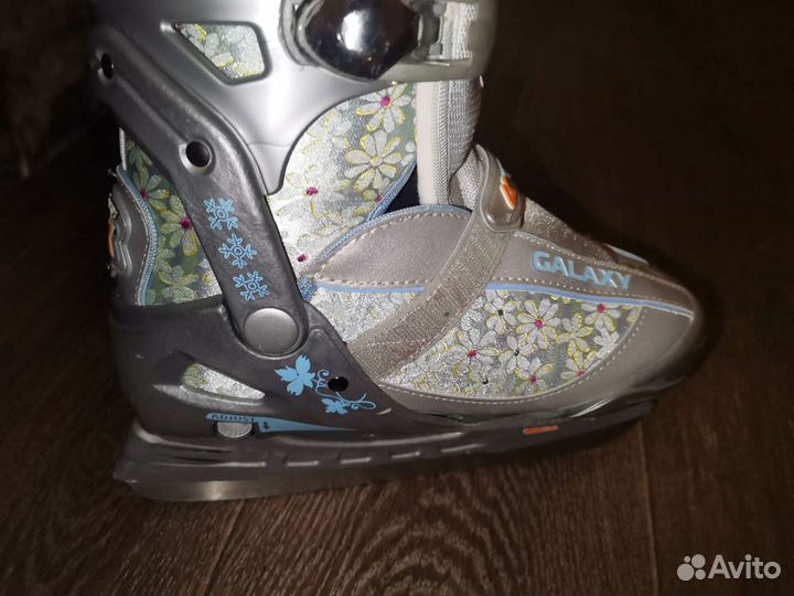 Коньки раздвижные для девочки 34-37