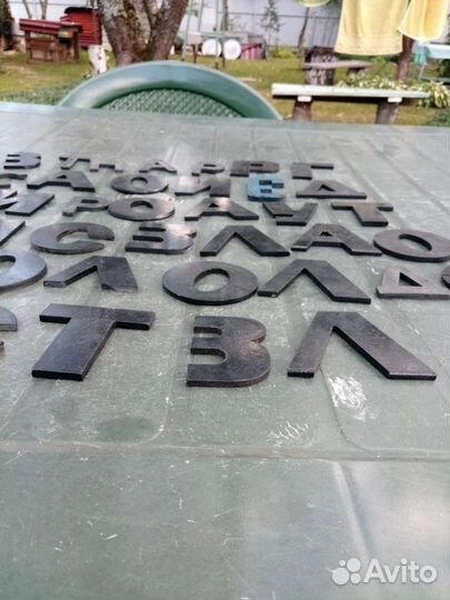 Буквы пластиковые