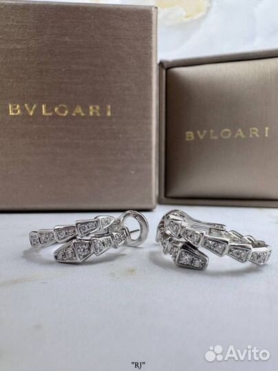 Серьги Bvlgari Serpenti Viper