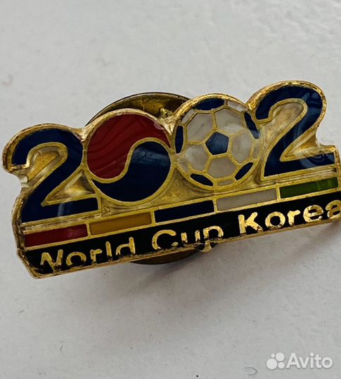 Значок чемпионат по футболу Корея 2002 г