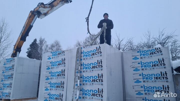 Газобетонные блоки Пеноблоки с завода Бонолит