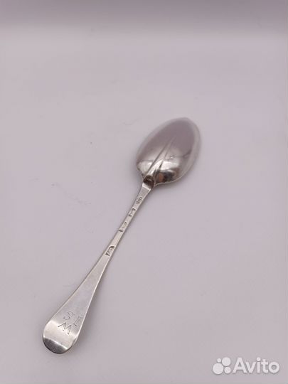 Ложка столовая Англия, серебро 925 проба, вес 52,6