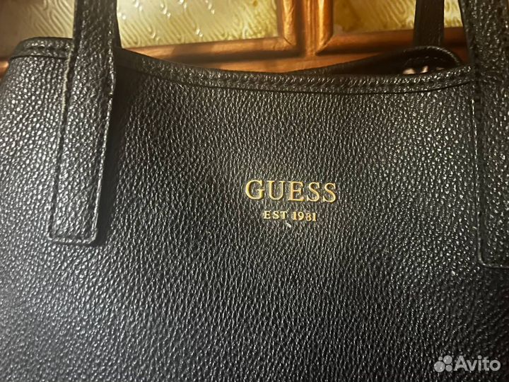 Сумка женская guess большая с косметичкой