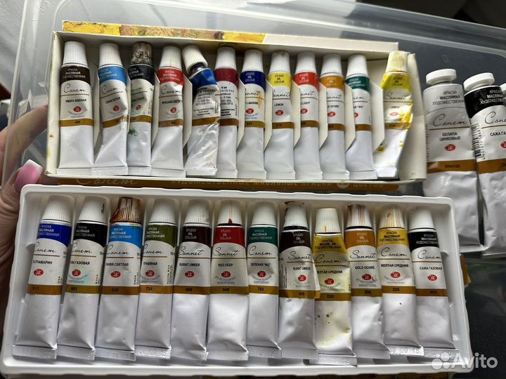 Краски масляные Сонет (цена за все)