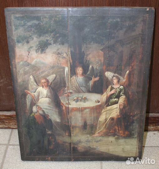 Икона Троица Гостеприимство Авраама Размер