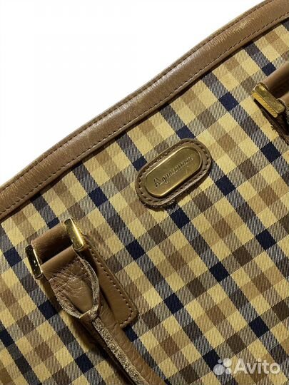 Винтажная сумка-шоппер Aquascutum оригинал