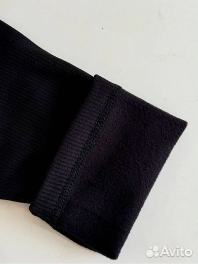 Легинсы в рубчик утеплённые