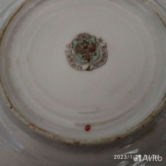 Тарелки антик.братья Корниловы