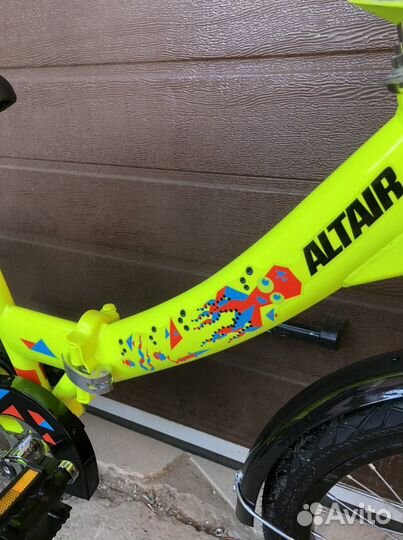 Новый складной детский велосипед altair 20