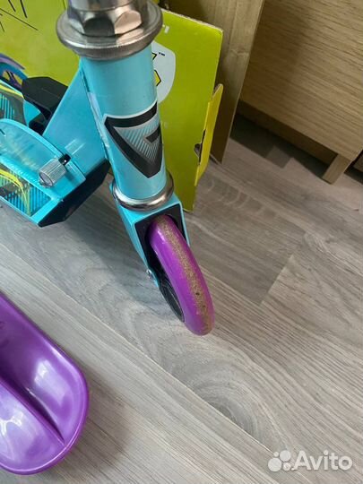 Самокат снегокат 2 в 1