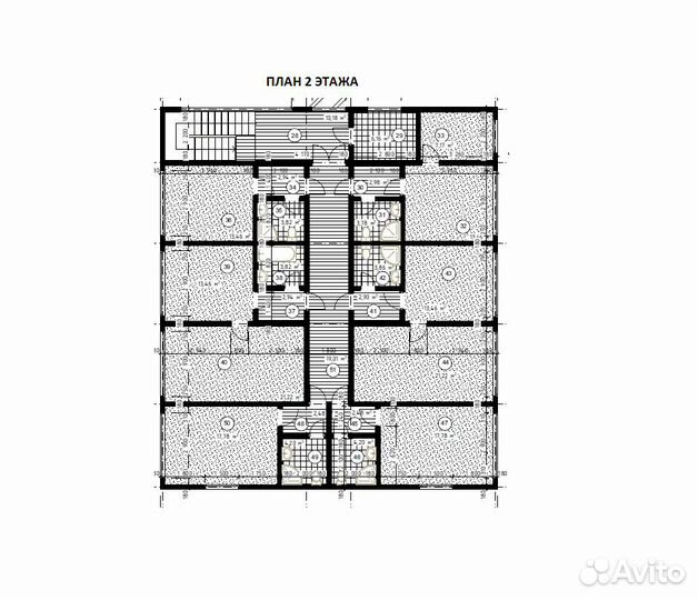 Лстк каркас 2-х этажной гостиницы на 14 номеров
