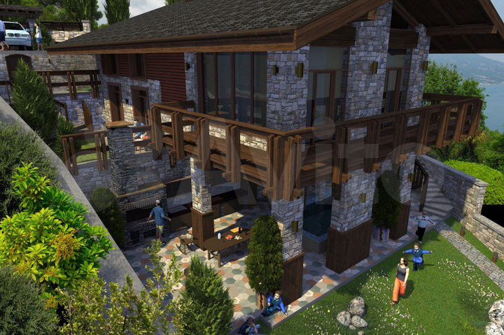 Коттедж 185 м² на участке 6,4 сот.