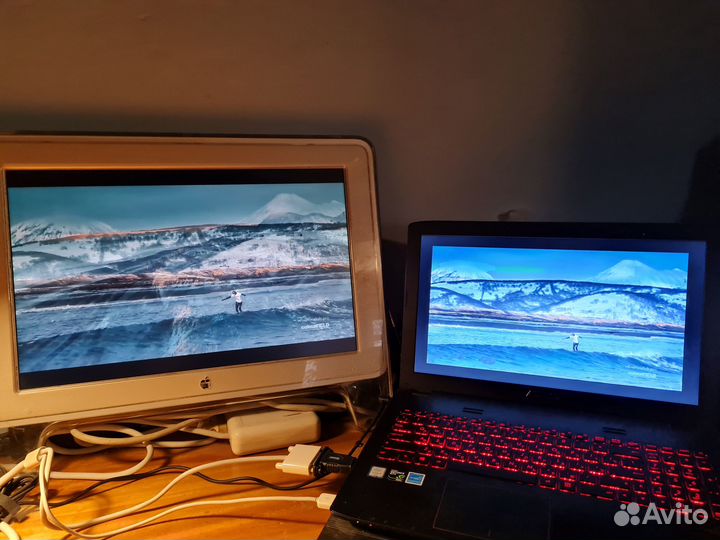 Apple Cinema Display A1038 и адаптер A1006