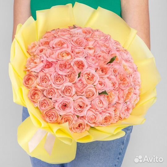 Букет 75 роз