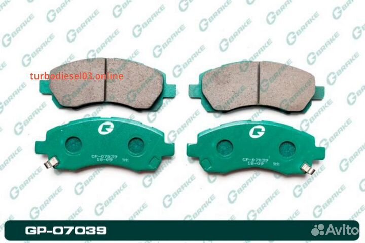 Колодки G-brake GP-07039 GP07039 G-brake