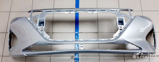 Бампер передний Solaris 2 2017-2020 цвет сер RHM