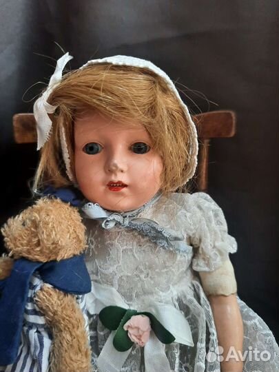 Антикварная кукла schildcrot