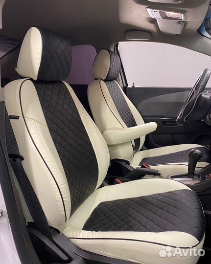 Автомобильные чехлы на Chevrolet Aveo (2012-2015)