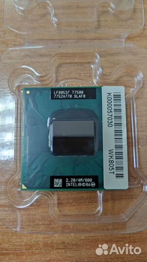 Процессор Core 2 Duo T7500