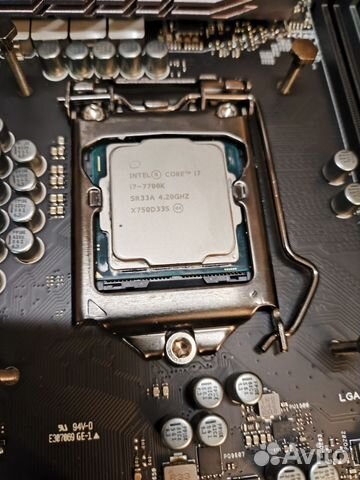 Процессор intel core i7 7700k купить в Узловой | Электроника | Авито