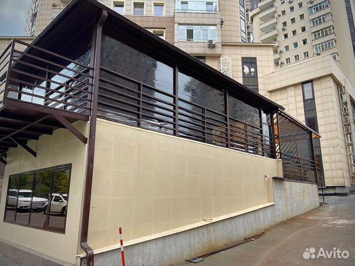 Мягкие окна (шторы) для террас, беседок