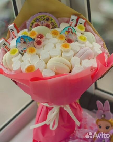 Сладкий букет детские подарки вкусные съедобные