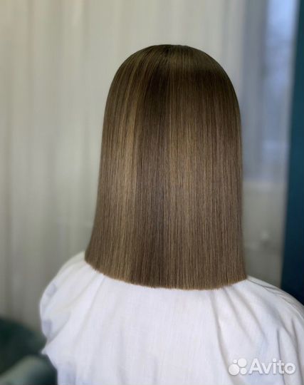 Кератиновое выпрямление волос модель