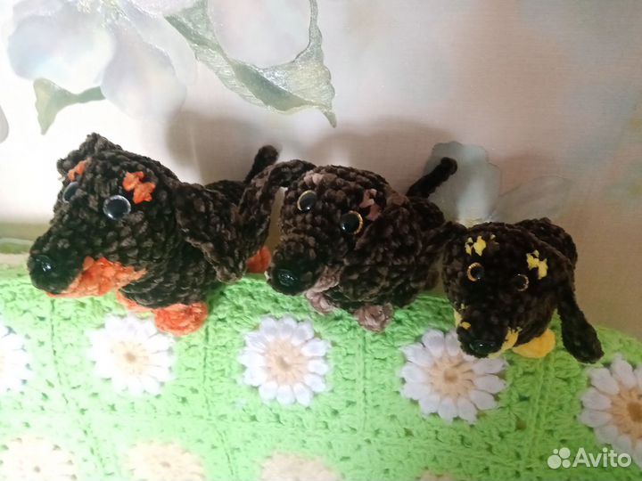 Вязаные игрушки ручной работы