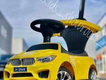 Толокар Ма�шинка каталка под BMW цвет желтый,чёрный