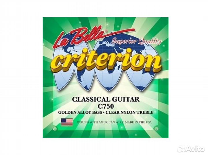 La Bella C750 Criterion Комплект струн (нейлон)