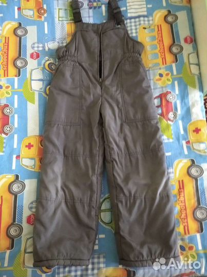 Зимние детские полукомбинезоны усиб