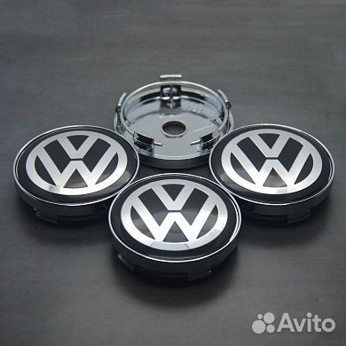 Колпачки (заглушки) в литые диски Volkswagen 4 шт