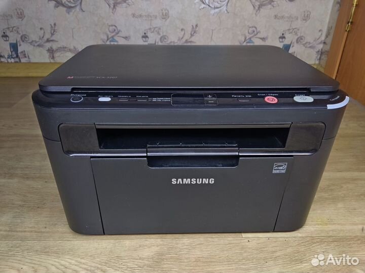 Мфу лазерное Samsung SCX-3207 пробег 3102 стр