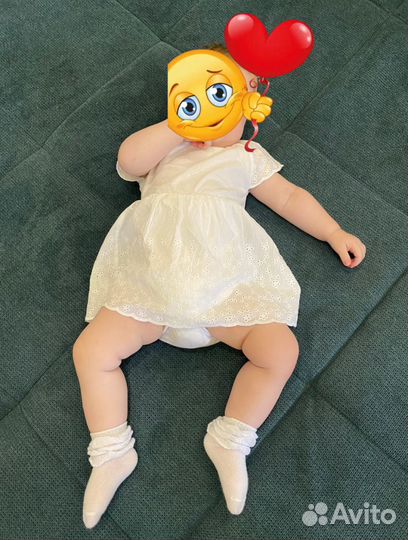 Платье-боди для девочки