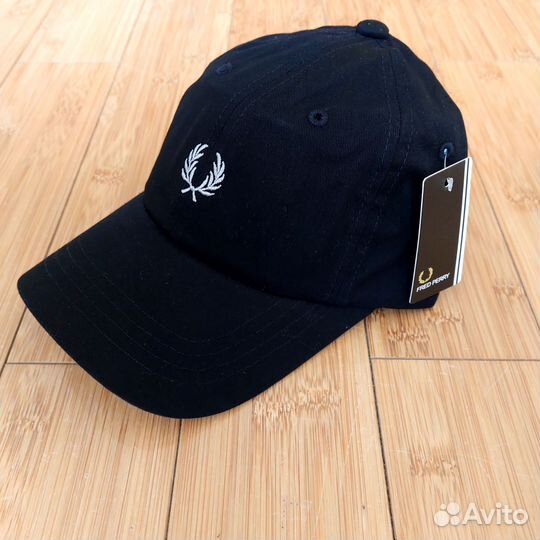 Кепка бейсболка Fred Perry premium чёрная