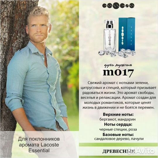 Мужская туалетная вода lacoste Essential