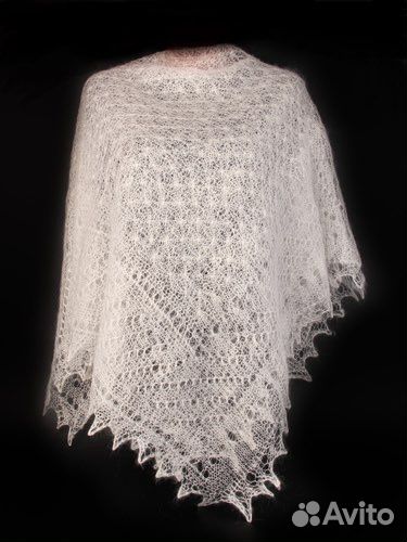 Пуховые платки и шарфы