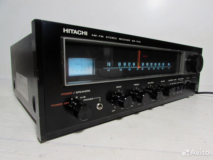 Hitachi SR-502 Стерео Ресивер Japan 1977г