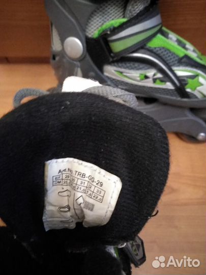 Детские раздвижные ролики Re-action 29-33