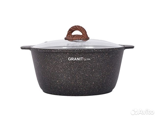 Кастрюля-жаровня с антипригарным покрытием со