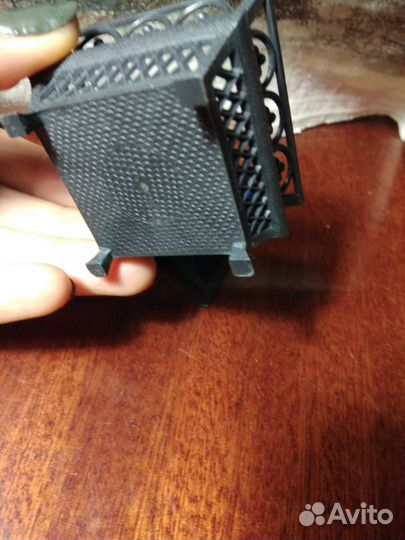 Ажурная шкатулка на ножках СССР декор винтаж