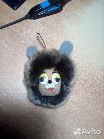 Зайчик из натурального меха